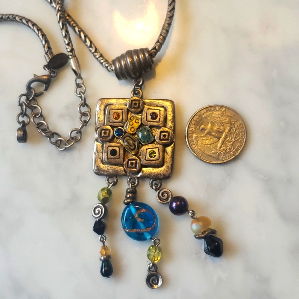 Chico's Vintage Artsy pendant necklace - Picture 5 of 7